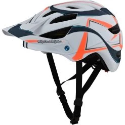 Casco Bici Bambino Troy Lee Designs A1 Con MIPS WELTER Bianco Marino