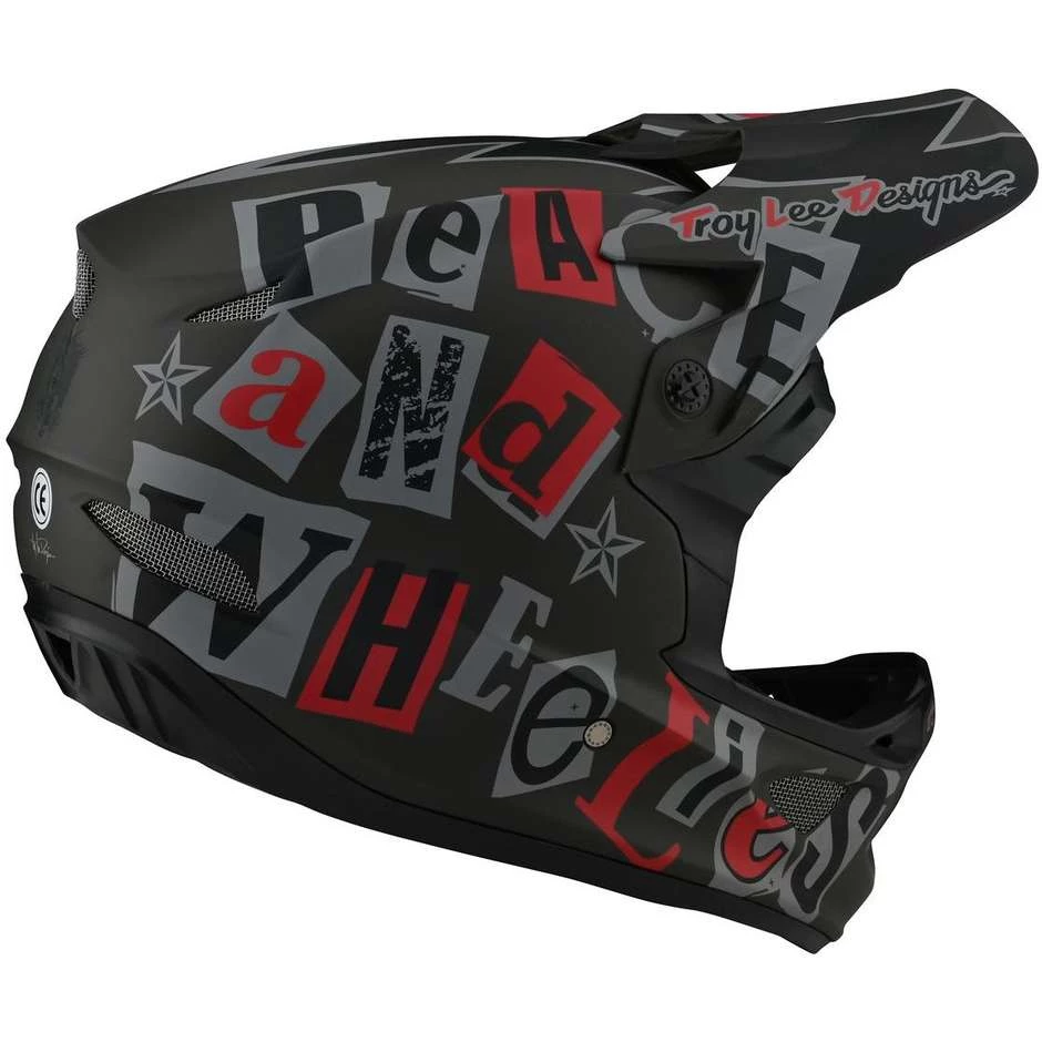 Casco Bici In Fibra MTB Troy Lee Designs D3 ANARCHY Oliva 5 Casco Bici In Fibra MTB Troy Lee Designs D3 ANARCHY Oliva - immagine 3