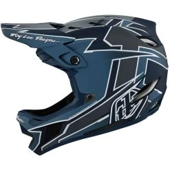 Casco Bici In Fibra MTB Troy Lee Designs D4 GRAPH Marino