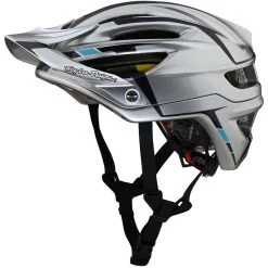 Casco Bici MTB Troy Lee Designs A2 SLIVER Grigio Burgundy