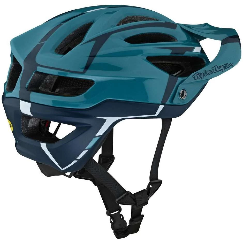 Casco Bici MTB Troy Lee Designs A2 SLIVER Marino 4 Casco Bici MTB Troy Lee Designs A2 SLIVER Marino - immagine 2