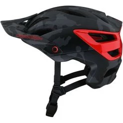 Casco Bici MTB Troy Lee Designs A3 Camo Grigio Rosso