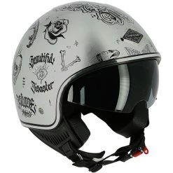 Casco Demi Jet Moto Custom Astone MINIJET 66 Flash Tattoo Argento 16 Casco Demi Jet Moto Custom Astone MINIJET 66 Flash Tattoo Argento -Offerte Astone Negozio casco demi jet moto custom astone minijet 66 flash tattoo argento 92685