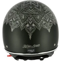 Casco Demi Jet Moto Custom Astone MINIJET 66 Mandala Nero Opaco -Offerte Astone Negozio casco demi jet moto custom astone minijet 66 mandala nero opaco 92690