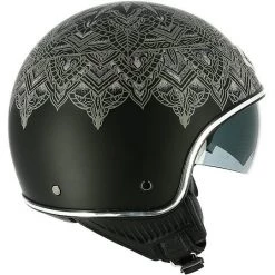 Casco Demi Jet Moto Custom Astone MINIJET 66 Mandala Nero Opaco -Offerte Astone Negozio casco demi jet moto custom astone minijet 66 mandala nero opaco 92692