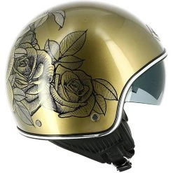 Casco Demi Jet Moto Custom Astone MINIJET 66 Roses Oro -Offerte Astone Negozio casco demi jet moto custom astone minijet 66 roses oro 92723