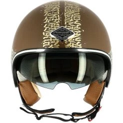 Casco Demi Jet Moto Custom Astone MINIJET 66 Tattoo Abstract Cali Marrone Opaco -Offerte Astone Negozio casco demi jet moto custom astone minijet 66 tattoo abstract cali marrone opaco 92646
