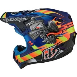 Casco Moto Bambino Cross Enduro Troy Lee Designs SE4 CARB Blu -Offerte Astone Negozio casco moto bambino cross enduro troy lee designs se4 carb blu 134643