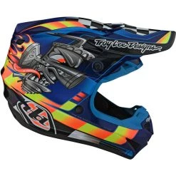 Casco Moto Bambino Cross Enduro Troy Lee Designs SE4 CARB Blu -Offerte Astone Negozio casco moto bambino cross enduro troy lee designs se4 carb blu 134650