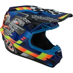 Casco Moto Bambino Cross Enduro Troy Lee Designs SE4 CARB Blu -Offerte Astone Negozio casco moto bambino cross enduro troy lee designs se4 carb blu 134651