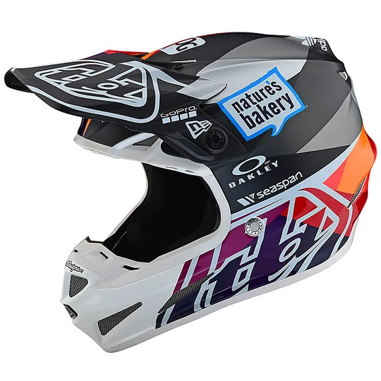 Casco Moto Cross Enduro In Fibra Troy Lee Designs SE4 Composite JET Rosso Nero 3 Casco Moto Cross Enduro In Fibra Troy Lee Designs SE4 Composite JET Rosso Nero