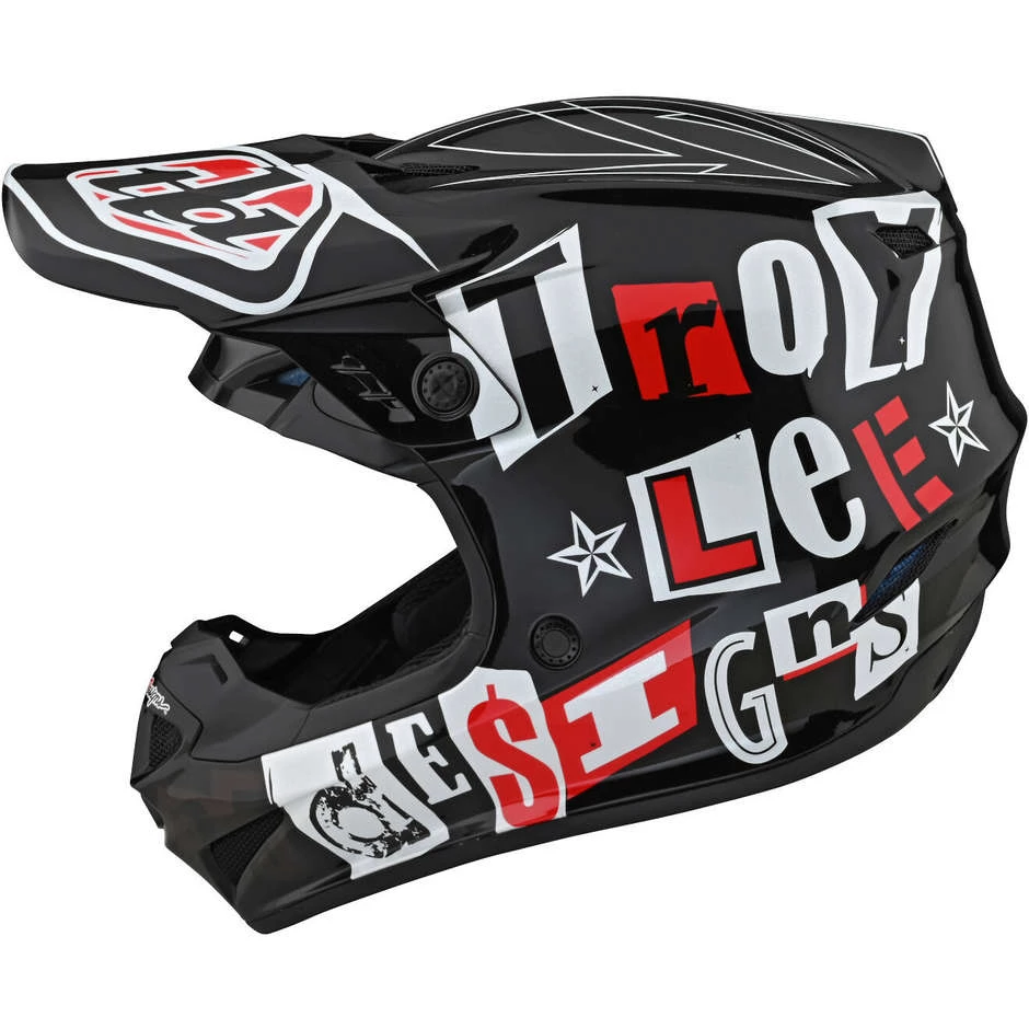 Casco Moto Cross Enduro Troy Lee Designs GP ANARCHY Nero 4 Casco Moto Cross Enduro Troy Lee Designs GP ANARCHY Nero - immagine 2
