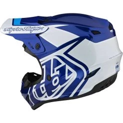 Casco Moto Cross Enduro Troy Lee Designs GP OVERLOAD Blu Bianco -Offerte Astone Negozio casco moto cross enduro troy lee designs gp overload blu bianco 134540