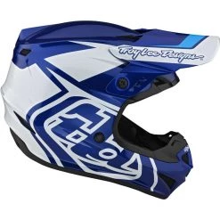 Casco Moto Cross Enduro Troy Lee Designs GP OVERLOAD Blu Bianco -Offerte Astone Negozio casco moto cross enduro troy lee designs gp overload blu bianco 134544