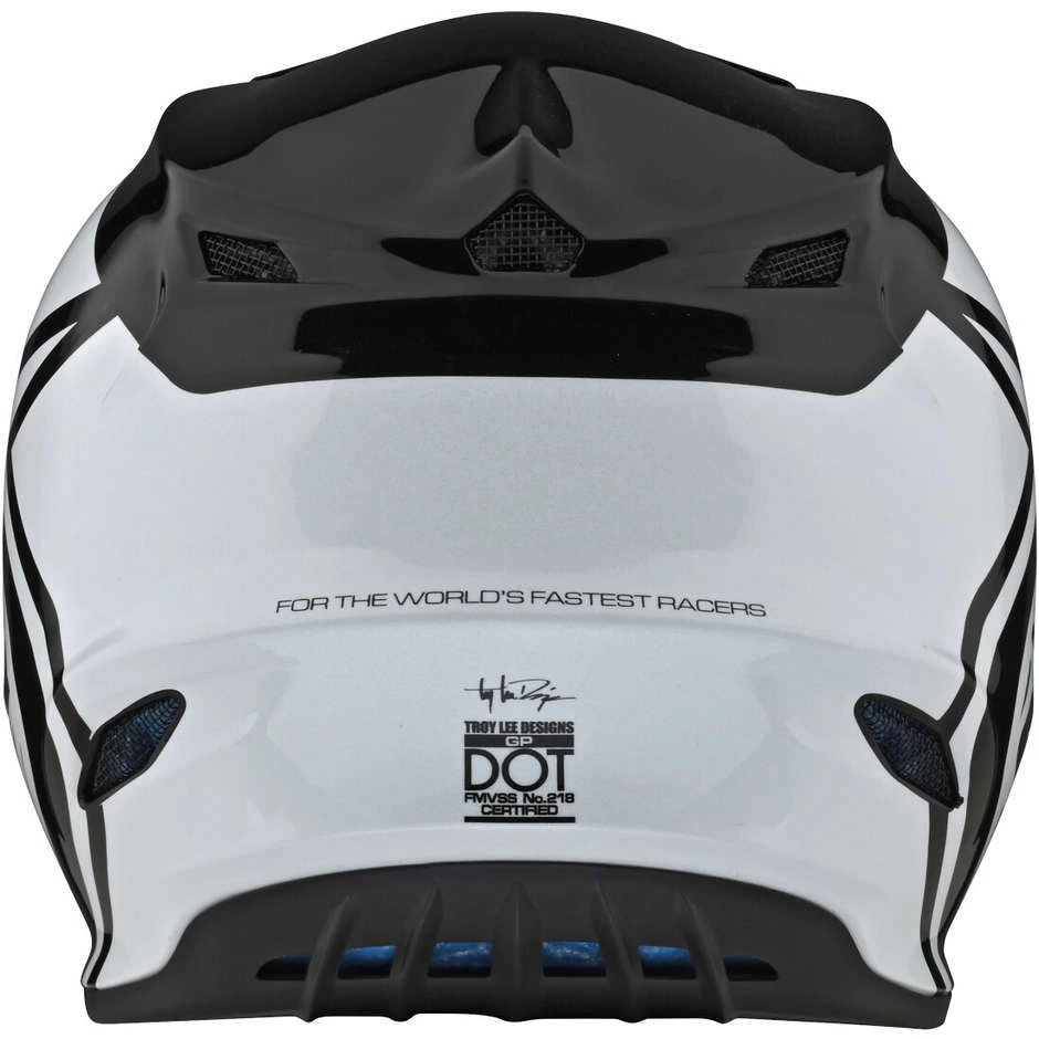 Casco Moto Cross Enduro Troy Lee Designs GP OVERLOAD Nero Bianco 6 Casco Moto Cross Enduro Troy Lee Designs GP OVERLOAD Nero Bianco - immagine 4