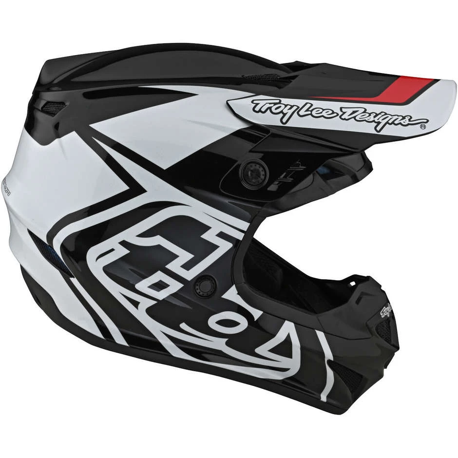 Casco Moto Cross Enduro Troy Lee Designs GP OVERLOAD Nero Bianco 8 Casco Moto Cross Enduro Troy Lee Designs GP OVERLOAD Nero Bianco - immagine 6