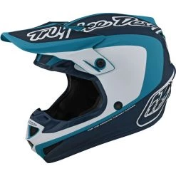 Casco Moto Cross Enduro Troy Lee Designs SE4 CORSA MARINE