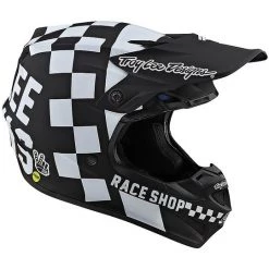 Casco Moto Cross Enduro Troy Lee Designs SE4 Polyacrylite CHECKER Nero Bianco -Offerte Astone Negozio casco moto cross enduro troy lee designs se4 polyacrylite checker nero bianco 99785