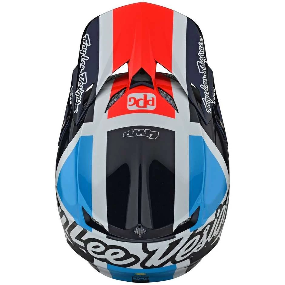 Casco Moto Cross Enduro Troy Lee Designs SE5 In Carbonio QUATTRO TEAM Navy 8 Casco Moto Cross Enduro Troy Lee Designs SE5 In Carbonio QUATTRO TEAM Navy - immagine 6
