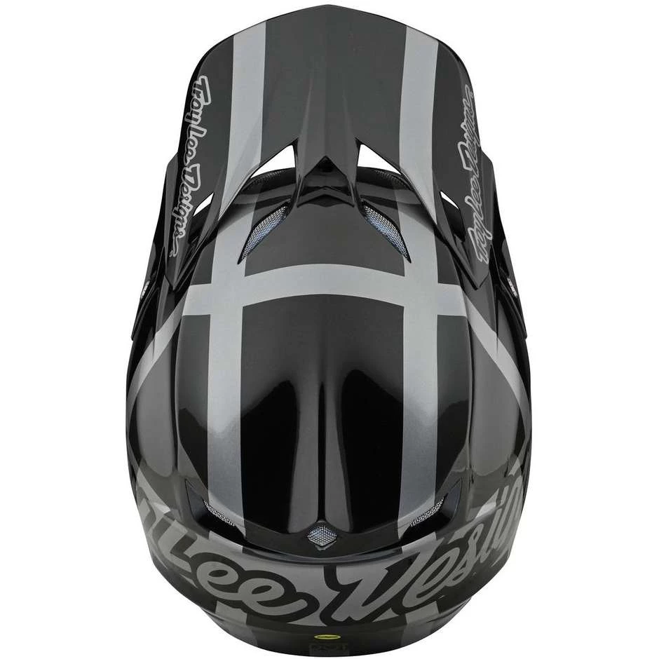 Casco Moto Cross Enduro Troy Lee Designs SE5 In Fibra QUATTRO Grigio 6 Casco Moto Cross Enduro Troy Lee Designs SE5 In Fibra QUATTRO Grigio - immagine 4