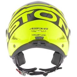 Casco Moto Demi-Jet Astone MINIJET LINK Giallo Fluo -Offerte Astone Negozio casco moto demi jet astone minijet link giallo fluo 66166