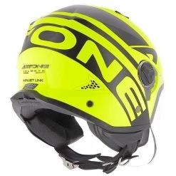 Casco Moto Demi-Jet Astone MINIJET LINK Giallo Fluo -Offerte Astone Negozio casco moto demi jet astone minijet link giallo fluo 66167