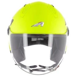 Casco Moto Demi-Jet Astone MINIJET LINK Giallo Fluo -Offerte Astone Negozio casco moto demi jet astone minijet link giallo fluo 66170