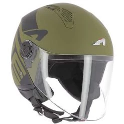 Casco Moto Demi-Jet Astone MINIJET LINK Khaki -Offerte Astone Negozio casco moto demi jet astone minijet link khaki 66140