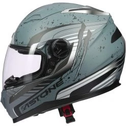 Casco Moto Integrale Astone GT2 GEKO Grigio Scuro Opaco