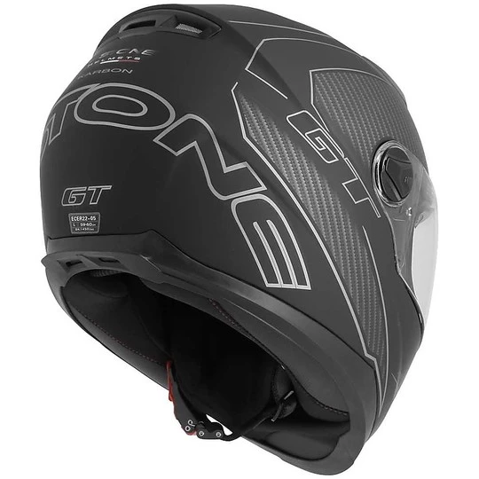 Casco Moto Integrale Astone GT2 Karbon Nero Grigio 7 Casco Moto Integrale Astone GT2 Karbon Nero Grigio - immagine 5