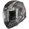 Casco Moto Integrale Astone GT800 EVO Kaiman Nero Rosso Opaco