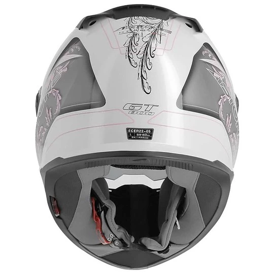 Casco Moto Integrale Astone GT800 EVO Primavera Bianco Rosa 6 Casco Moto Integrale Astone GT800 EVO Primavera Bianco Rosa - immagine 4