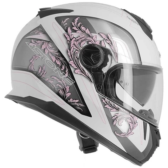 Casco Moto Integrale Astone GT800 EVO Primavera Bianco Rosa 8 Casco Moto Integrale Astone GT800 EVO Primavera Bianco Rosa - immagine 6