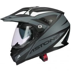 Casco Moto Integrale Cross-Enduro Astone CROSSMAX Ouragan Grigio Opaco -Offerte Astone Negozio casco moto integrale cross enduro astone crossmax ouragan grigio opaco 112622