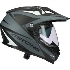 Casco Moto Integrale Cross-Enduro Astone CROSSMAX Ouragan Grigio Opaco -Offerte Astone Negozio casco moto integrale cross enduro astone crossmax ouragan grigio opaco 112626