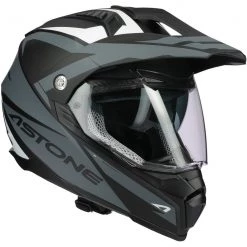 Casco Moto Integrale Cross-Enduro Astone CROSSMAX Ouragan Grigio Opaco -Offerte Astone Negozio casco moto integrale cross enduro astone crossmax ouragan grigio opaco 112627