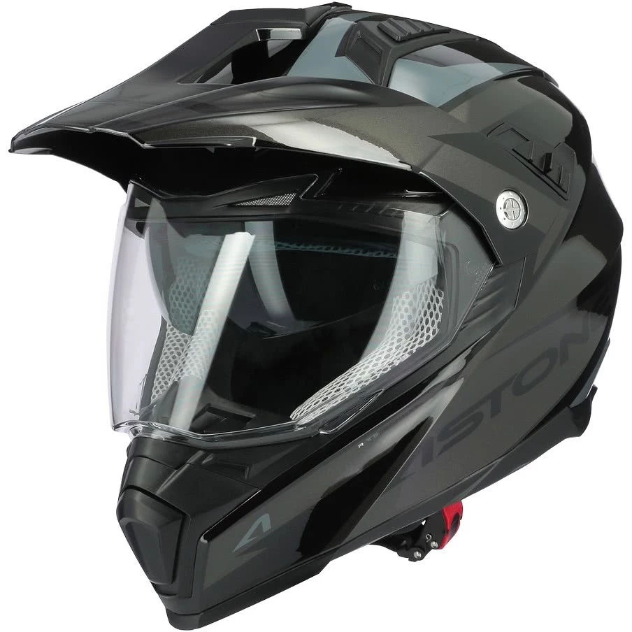 Casco Moto Integrale Cross-Enduro Astone CROSSMAX Ouragan Nero Lucido 3 Casco Moto Integrale Cross-Enduro Astone CROSSMAX Ouragan Nero Lucido