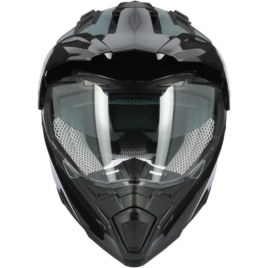 Casco Moto Integrale Cross-Enduro Astone CROSSMAX Ouragan Nero Lucido 10 Casco Moto Integrale Cross-Enduro Astone CROSSMAX Ouragan Nero Lucido - immagine 8