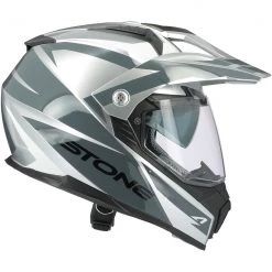 Casco Moto Integrale Cross-Enduro Astone CROSSMAX Ouragan Silver Lucido -Offerte Astone Negozio casco moto integrale cross enduro astone crossmax ouragan silver lucido 112650