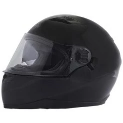 Casco Moto Integrale Doppia Visiera Stormer PUSHER Nero Lucido