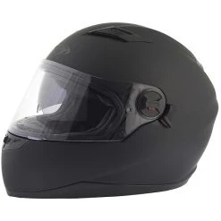Casco Moto Integrale Doppia Visiera Stormer PUSHER Nero Opaco