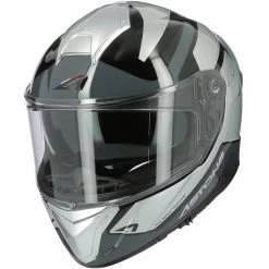 Casco Moto Integrale In Fibra Astone GT1200 F ADN Grigio Nero