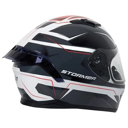 Casco Moto Integrale Stormer ZS601 Race Nero Opaco 4 Casco Moto Integrale Stormer ZS601 Race Nero Opaco - immagine 2