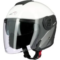 Casco Moto Jet Astone DJ10-2 RADIAN Grigio Bianco