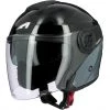 Casco Moto Jet Astone DJ10-2 RADIAN Grigio Nero Lucido -Offerte Astone Negozio casco moto jet astone dj10 2 radian grigio nero lucido 112871