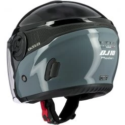 Casco Moto Jet Astone DJ10-2 RADIAN Grigio Nero Lucido -Offerte Astone Negozio casco moto jet astone dj10 2 radian grigio nero lucido 112877