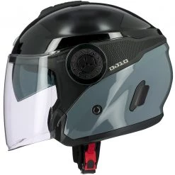 Casco Moto Jet Astone DJ10-2 RADIAN Grigio Nero Lucido -Offerte Astone Negozio casco moto jet astone dj10 2 radian grigio nero lucido 112878
