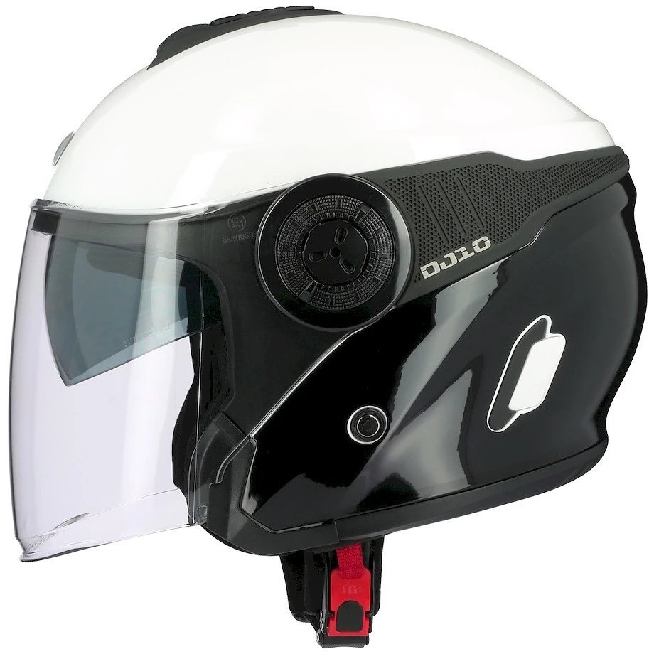 Casco Moto Jet Astone DJ10-2 RADIAN Nero Bianco 9 Casco Moto Jet Astone DJ10-2 RADIAN Nero Bianco - immagine 7