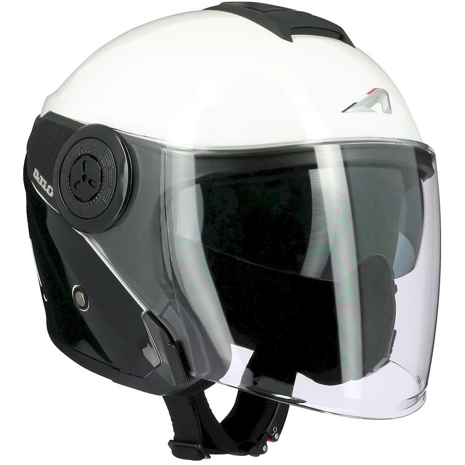 Casco Moto Jet Astone DJ10-2 RADIAN Nero Bianco 5 Casco Moto Jet Astone DJ10-2 RADIAN Nero Bianco - immagine 3
