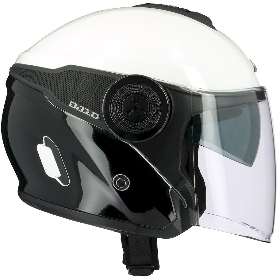 Casco Moto Jet Astone DJ10-2 RADIAN Nero Bianco 6 Casco Moto Jet Astone DJ10-2 RADIAN Nero Bianco - immagine 4
